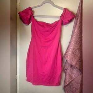 Susana Monaco - Vibrant Pink Mini Dress